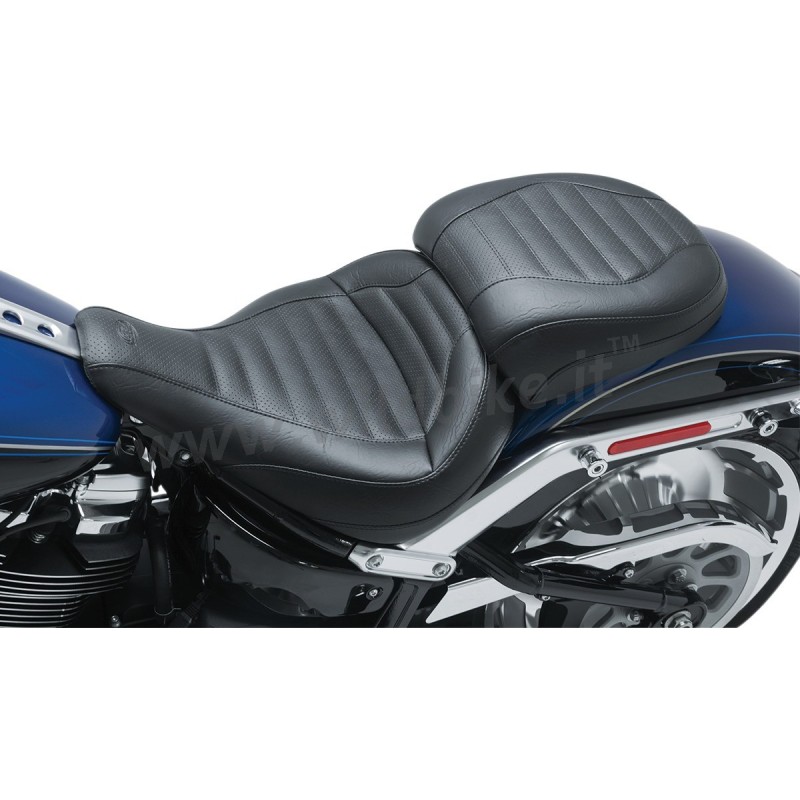 SITZ 2-UP MUSTANG TOURING TUCK 'N ROLL HARLEY DAVIDSON FLFB SOFTAIL FAT BOY 18-24