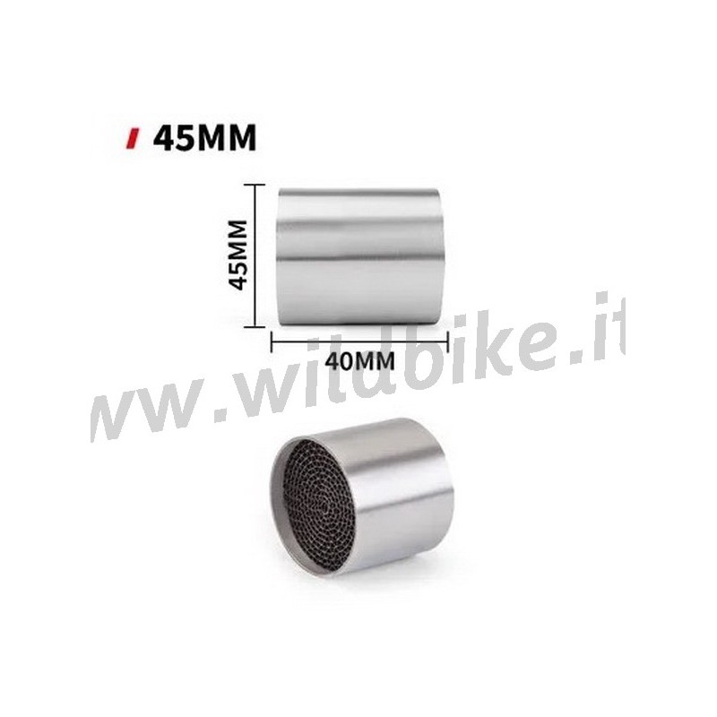 KATALYSATOR EINSATZ 45 MM FÜR AUSPUFF MOTORRAD UND HARLEY DAVIDSON