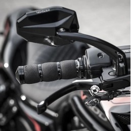 GRIFFE AVON AIR CUSHION 3-RING COMFORT SCHWARZ FÜR HARLEY DAVIDSON FLH FLT TOURING  17-24