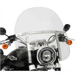 MEMPHIS FATS WINDSHIELD 17" CLEAR HARLEY DAVIDSON FLHRXS ROAD KING SPECIAL 17-24