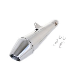 SILENCIEUX D'ÉCHAPPEMENT UNIVERSEL EN ACIER CONE STYLE 3 POUR MOTO