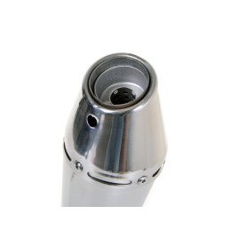 CONE STYLE 4 UNIVERSAL STEEL MUFFLER EXHAUST SLIP-ON FOR MOTORCYCLE