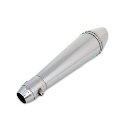 CONE STYLE 4 UNIVERSAL STEEL MUFFLER EXHAUST SLIP-ON FOR MOTORCYCLE