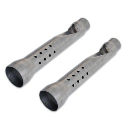 EXHAUSTS MUFFLERS WYATT GATLING® SLIP-ON SLASH CUT BLACK HARLEY DAVIDSON XL SPORTSTER 2004-2013