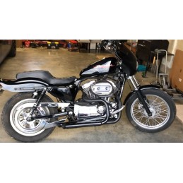 HINTERE STOSSDÄMPFER UNIVERSAL RFY GAS 360 MM SCHWARZ CUSTOM-MOTORRÄDER UND HARLEY DAVIDSON