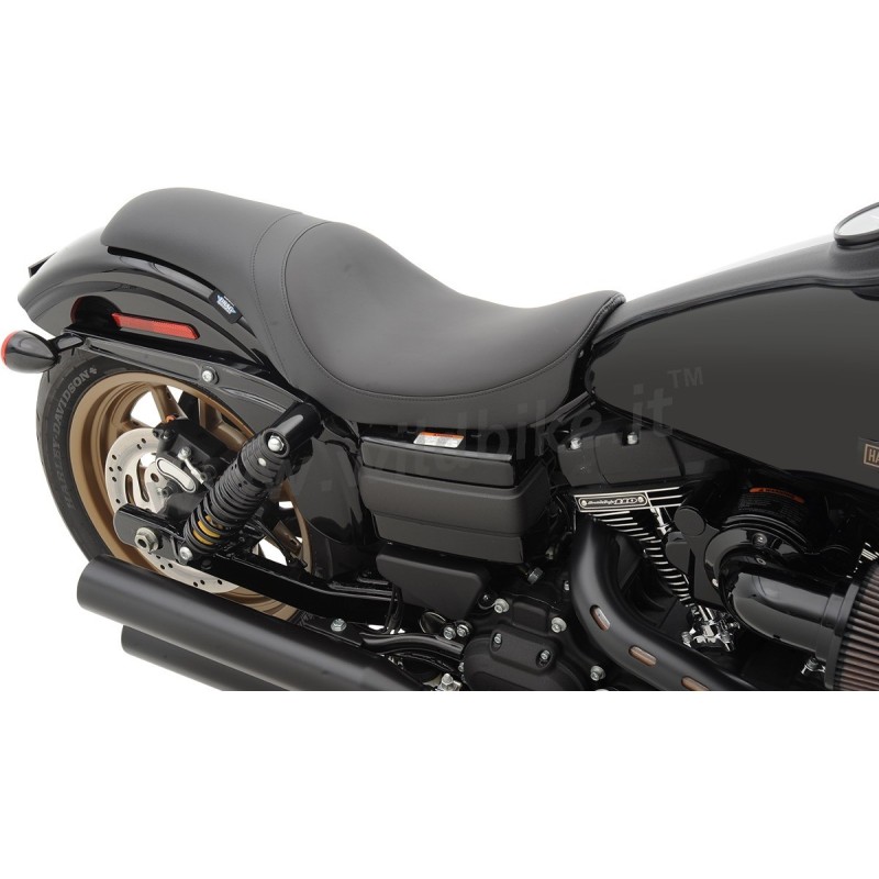 SELLA IN PELLE PREDATOR CLASSIC NERA HARLEY DAVIDSON FXD DYNA 06-17