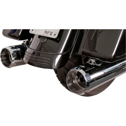 EXHAUSTS MUFFLER SLIP-ON 4.5" S&S MK EU APPROVED THRUSTER  CHROME HARLEY DAVIDSON FLH FLT TOURING 2017-2020
