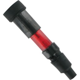 SPARK PLUG CAP FLASH RED LIGHT 180° FOR MOTORCYCLE CUSTOM AND HARLEY DAVIDSON