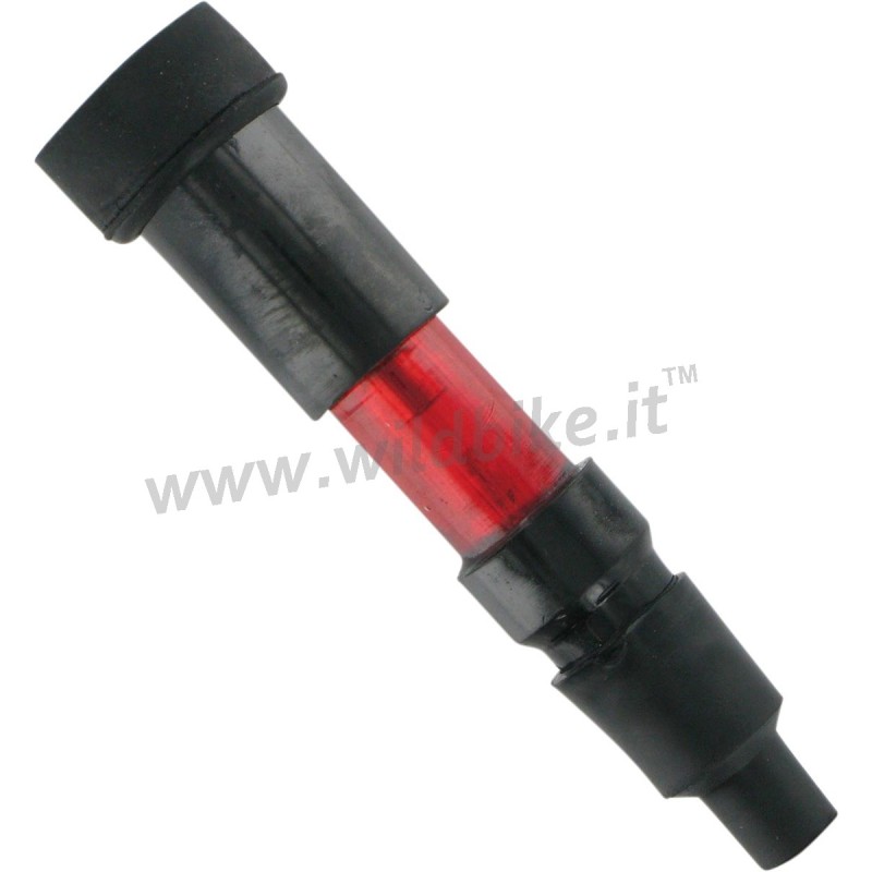 SPINA PIPETTA CANDELA CON LUCE ROSSA FLASH 180° MOTO CUSTOM E HARLEY DAVIDSON