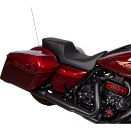 SELLA IN PELLE 2-UP PERFORMANCE PREDATOR™ NERA HARLEY DAVIDSON FLH FLT TOURING 08-23
