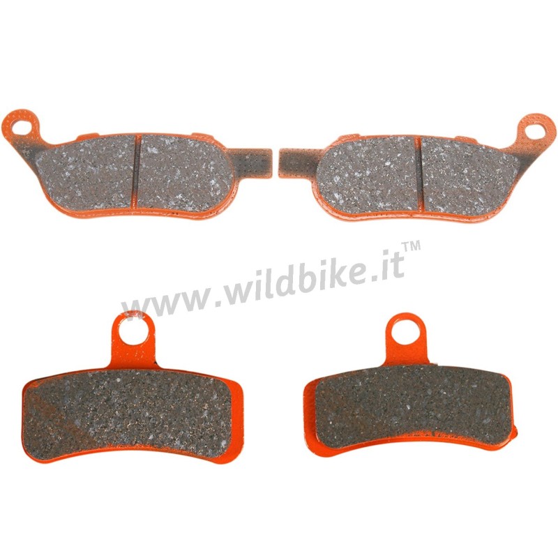 PASTIGLIE FRENI COMPLETI IN KIT EBC FA-V SERIES SINTERIZZATE HARLEY DAVIDSON FXST FLST SOFTAIL 08-17