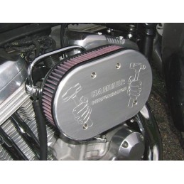 KIT VERSCHNAUFPAUSE CHROM KURBEL LUFTFILTER EFI HARLEY DAVIDSON XL SPORTSTER 91-21