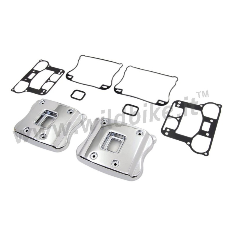 COPERCHI TESTATE MOTORE CROMATI PER HARLEY DAVIDSON XL SPORTSTER 04-21