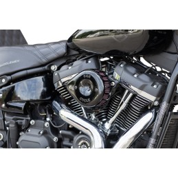 BLACK AIR CLEANER S&S STINGER™ MINI TEARDROP HARLEY DAVIDSON SOFTAIL 2018-2024