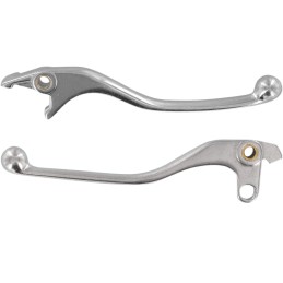 LEVIERS DE FREIN ET D'EMBRAYAGE EN ALUMINIUM POLI HONDA VT 600/750/1100 SHADOW 88-09