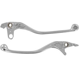 BREMS UND KUPPLUNGSHEBEL AUS POLIERTEM ALUMINIUM HONDA VT 600/750/1100 SHADOW 88-09