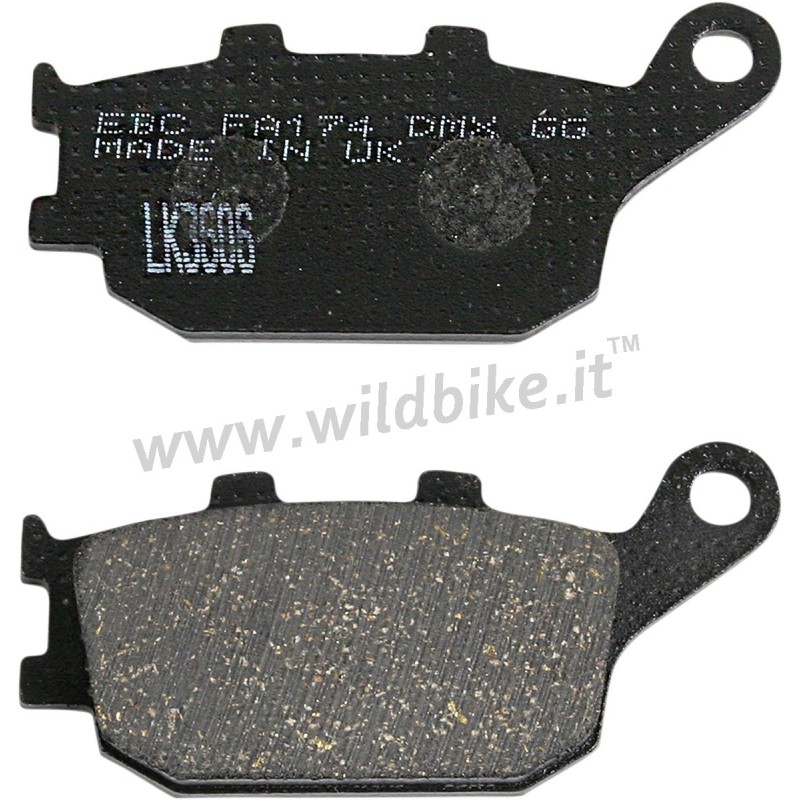 BREMSKLOTZ HINTEN EBC ORGANIC KEVLAR® FÜR HONDA VT 1300 CX FURY NO ABS 10-19