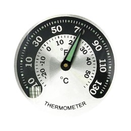 SET UHR UND THERMOMETER UNITECH H-M CHROM LENKER CUSTOM MOTORRAD UND HARLEY-DAVIDSON