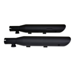 SCARICHI MARMITTE 3" STREET CANNON SLASH DOWN NERI PER HARLEY DAVIDSON XL SPORTSTER 04-13