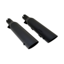 SCARICHI MARMITTE 3" STREET CANNON SLASH DOWN NERI PER HARLEY DAVIDSON XL SPORTSTER 04-13