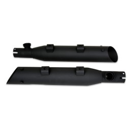 SCARICHI MARMITTE 3" STREET CANNON SLASH DOWN NERI PER HARLEY DAVIDSON XL SPORTSTER 04-13