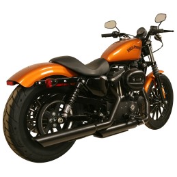 MUFFLERS EXHAUSTS 3" STREET CANNON SLASH DOWN BLACK FOR HARLEY DAVIDSON XL SPORTSTER 04-13