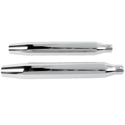 AUSPUFF SCHALLDÄMPFER SLIP-ON KHROME WERKS TAPERED 3" CHROM HARLEY DAVIDSON XL SPORTSTER 04-13