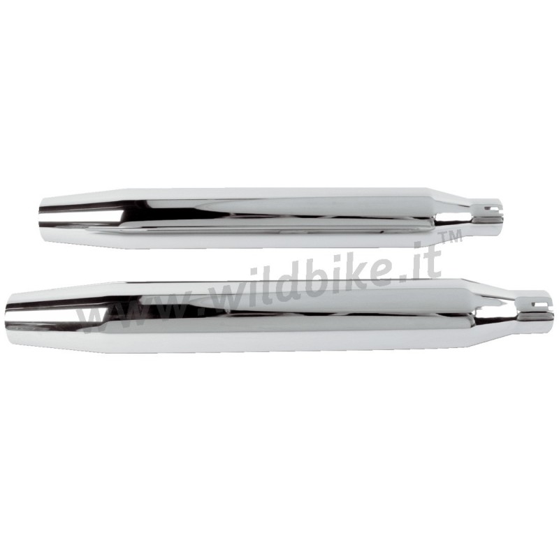 SILENCIEUX D'ECHAPPEMENTS SLIP-ON KHROME WERKS TAPERED 3" CHROME HARLEY DAVIDSON XL SPORTSTER 04-13