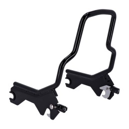QUICK RELEASE SISSYBAR BACKREST 8.5" GLOSS BLACK HARLEY DAVIDSON SOFTAIL M-EIGHT 18-24