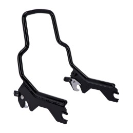 QUICK RELEASE SISSYBAR BACKREST 8.5" GLOSS BLACK HARLEY DAVIDSON SOFTAIL M-EIGHT 18-24
