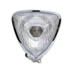 PHARE AVANT CENTRALE TRIANGLE RÉPLIQUE ARIS VINTAGE POUR MOTOS CUSTOM ET HARLEY DAVIDSON