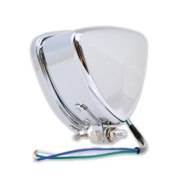 HEADLIGHT CENTRAL TRIANGLE REPLICA ARIS VINTAGE CUSTOM MOTORCYCLE AND HARLEY DAVIDSON