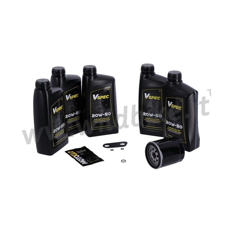 KIT D'ENTRETIEN HUILE MOTEUR VSPEC synthétique COMPLET HARLEY DAVIDSON XL SPORTSTER 86-21