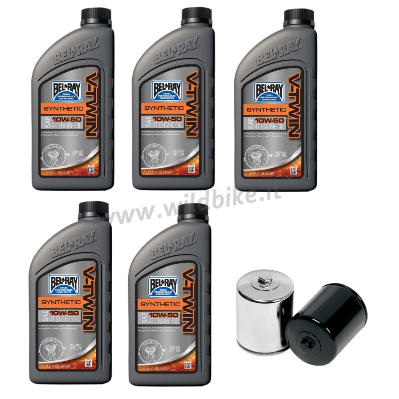 MOTORÖL-SERVICE-KIT BEL RAY SYNTH 10W50 HARLEY DAVIDSON SOFTAIL M-EIGHT 18-24