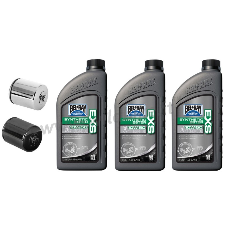 ENGINE OIL SERVICE KIT BEL RAY SYNTHETIC 10W50 HARLEY DAVIDSON FXD DYNA 99-17