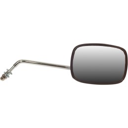 CHROME RECTANGULAR MIRROR DIE CAST SHORT STEM FOR HARLEY DAVIDSON