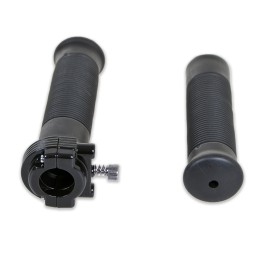 KIT GRIFFE ANDERSON SCHWARZ MIT DOPPEL KABEL FÜR LENKER 1" HARLEY DAVIDSON