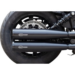 EXHAUSTS SLIP-ON S&S GRAND NATIONAL RACE 2INTO2 BLACK INDIAN SCOUT 2019-2024