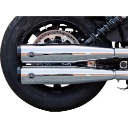 AUSPUFFANLAGEN SLIP-ON S&S GRAND NATIONAL RACE 2IN2 CHROM INDIAN SCOUT 19-24