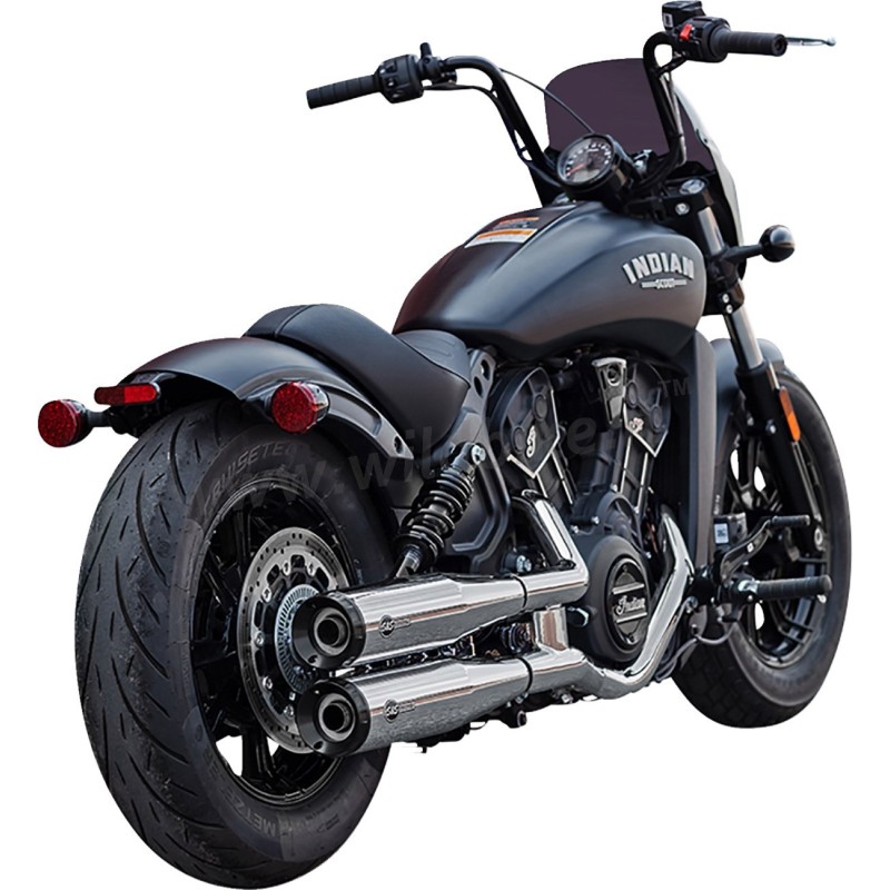 AUSPUFFANLAGEN SLIP-ON S&S GRAND NATIONAL RACE 2IN2 CHROM INDIAN SCOUT 19-24