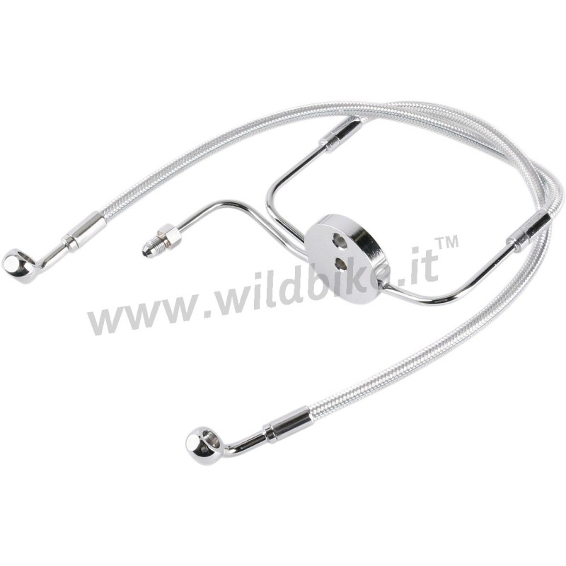 TUBI FRENI ANTERIORI IN ACCIAIO MAGNUM SC II HARLEY DAVIDSON XL SPORTSTER 883R/1200R 04-13