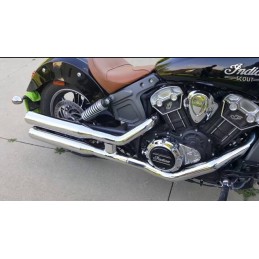 SCARICHI MARMITTE RINEHART SLIP-ON CLASSIC 3.5" CROMATI INDIAN SCOUT 15-23