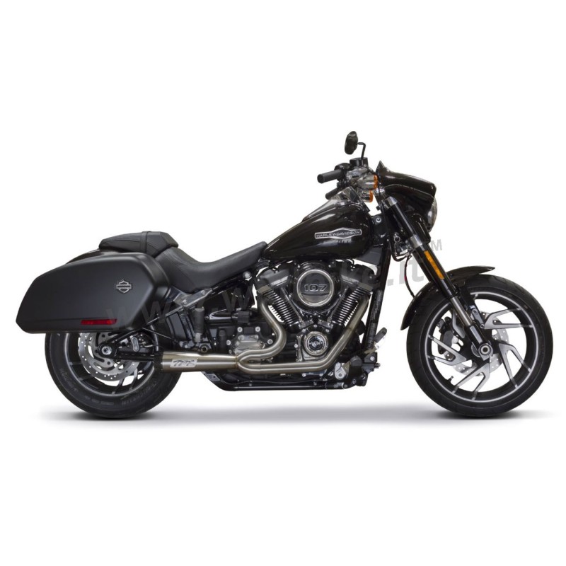 POT D'ÉCHAPPEMENTS 2-EN-1 TBR COMP-S INOX BRILLANT HARLEY DAVIDSON SOFTAIL M-EIGHT 18-24