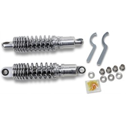 REAR SHOCKS PROGRESSIVE DRAG 11,5" CHROME HARLEY DAVIDSON XL SPORTSTER 77-03