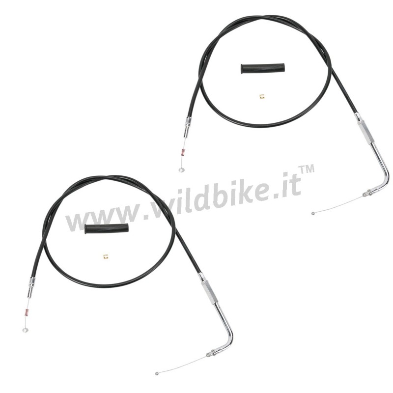 SET THROTTLE/IDLE VINYL CABLE STANDARD 30.75" 78 CM HARLEY DAVIDSON FXD DYNA 01-17