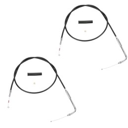 SET CAVI ACCELLERATORE GAS IN VINILE NERO STANDARD 30.75" 78 CM HARLEY DAVIDSON FXS FLS SOFTAIL 96-15