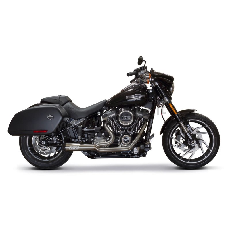 EXHAUST 2INTO1 TBR COMP-S MEGAPHONE INOX HARLEY DAVIDSON FLSB SPORT GLIDE 18-24