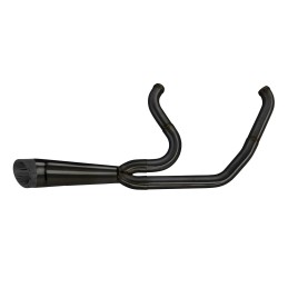 POT D'ÉCHAPPEMENT 2-EN-1 TBR SHORTY TURN-OUT NOIR HARLEY DAVIDSON FLH FLT TOURING 95-16