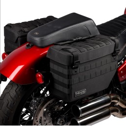 SATTELTASCHEN EXPEDITION SCHWARZ FÜR HARLEY DAVIDSON FXD DYNA 91-17