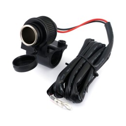 ZIGARETTENANZÜNDER STECKDOSE 12 V SCHWARZER FÜR MOTORRADLENKER